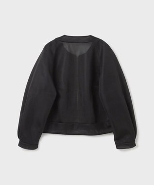 GRACE CONTINENTAL シアーダンボールブルゾン ブラック