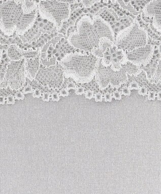 GRACE CONTINENTAL 箔プリントレースベアトップ グレー