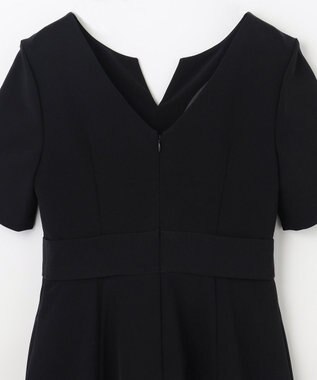 GRACE CONTINENTAL スリーブタックドレス ブラック