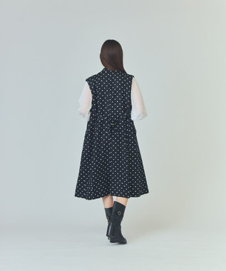 GRACE CONTINENTAL ドットジレドレス ブラック