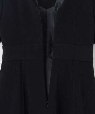 GRACE CONTINENTAL スリーブタックドレス ブラック