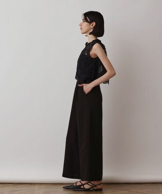 GRACE CONTINENTAL レースコンビサロペット ブラック