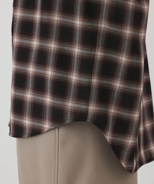 GRACE CONTINENTAL ストール付チェックシャツ チェック