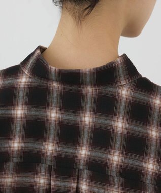 GRACE CONTINENTAL ストール付チェックシャツ チェック