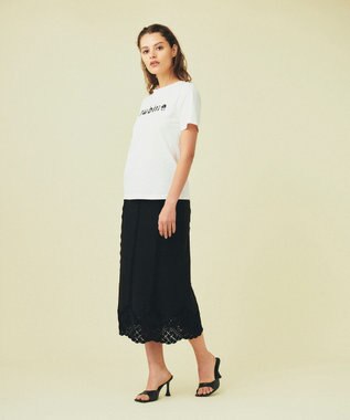 ロゴビジュー刺繍Tee / GRACE CONTINENTAL | GRACE CONTINENTAL