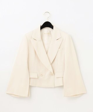 GRACE CONTINENTAL ミリタリーショートジャケット ベージュ