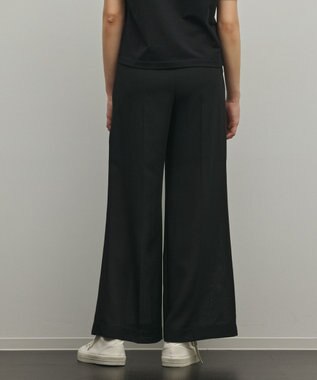 GRACE CONTINENTAL シアーワイドパンツ ブラック