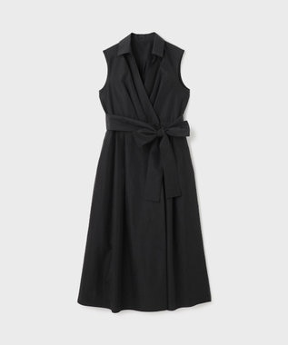 GRACE CONTINENTAL トリアセコットンワンピース ブラック