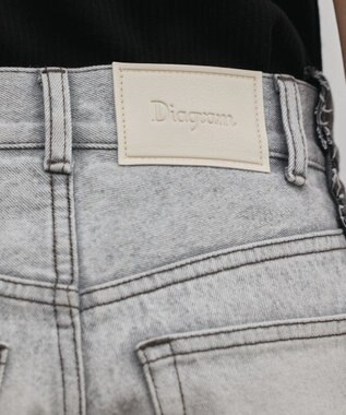 GRACE CONTINENTAL リメイクフレアデニムパンツ ブラック