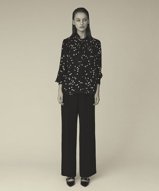 GRACE CONTINENTAL トリアセワイドイージーパンツ ブラック