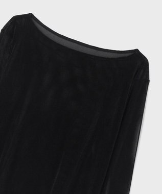 GRACE CONTINENTAL ベロアカットトップ ブラック