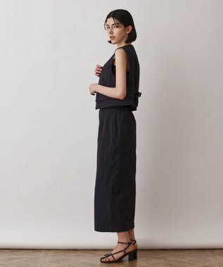 オックスタイトスカートベージュ38新品 オックスフロントボタンタイトスカート|allureville OFFICIAL