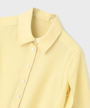 GRACE CONTINENTAL フレアスリーブシャツ イエロー