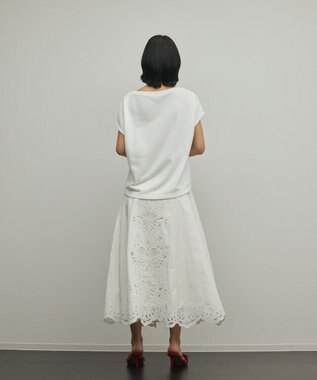 GRACE CONTINENTAL ルーズロゴTシャツ ホワイト