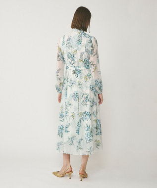 GRACE CONTINENTAL フラワーレイヤーワンピース キナリ