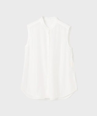 GRACE CONTINENTAL マルチフリルノースリーブブラウス ホワイト