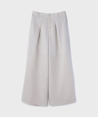 GRACE CONTINENTAL カラミタックワイドパンツ ベージュ