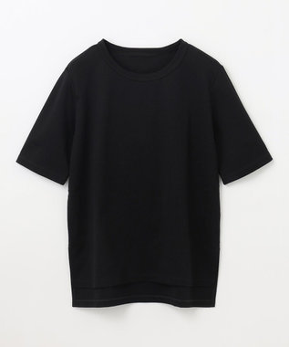 GRACE CONTINENTAL ロゴミラノリブトップ ブラック