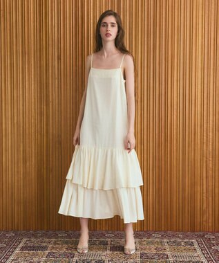 GRACE CONTINENTAL ラメチェックキャミドレス キナリ