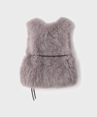 GRACE CONTINENTAL 【イベント店舗・ONLINE STORE先行アイテム】カシミヤファージレ ライトグレー