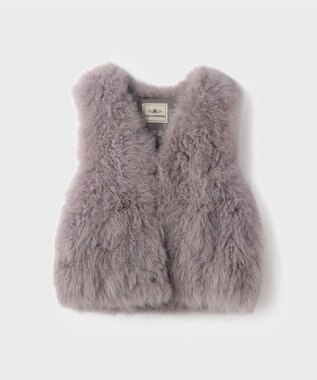 GRACE CONTINENTAL 【イベント店舗・ONLINE STORE先行アイテム】カシミヤファージレ ライトグレー