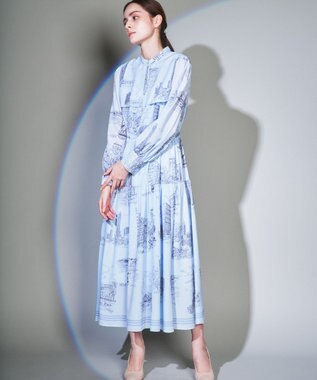 ニューヨークプリントワンピース Grace Continental Grace Continental グレースコンチネンタル 通販 ニューヨークプリントワンピース Grace Continental Grace Continental グレースコンチネンタル 通販