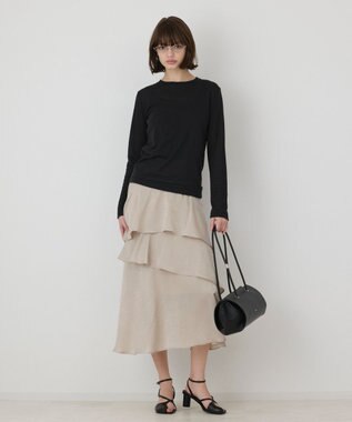 GRACE CONTINENTAL フレアティアードスカート