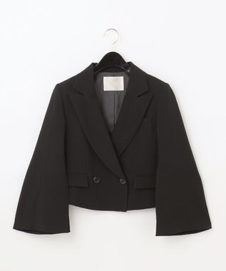 GRACE CONTINENTAL ミリタリーショートジャケット ブラック