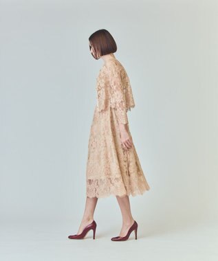 GRACE CONTINENTAL リバーレースジャケット ベージュ