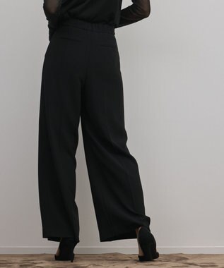 GRACE CONTINENTAL トリアセワイドパンツ ブラック