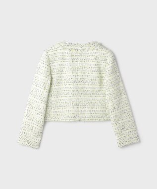 GRACE CONTINENTAL ミックスツイードジャケット イエロー