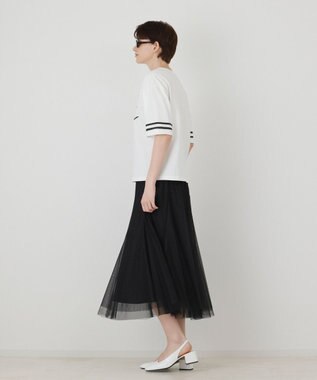 GRACE CONTINENTAL カレッジロゴプリントTシャツ ホワイト