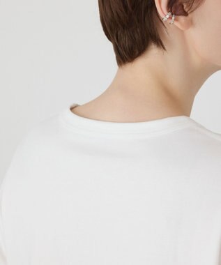 GRACE CONTINENTAL カレッジロゴプリントTシャツ ホワイト