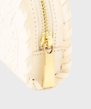 GRACE CONTINENTAL V_circle pouch パールホワイト