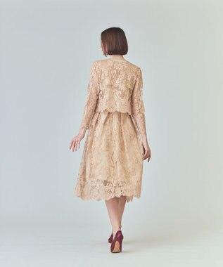 GRACE CONTINENTAL リバーレースジャケット ベージュ