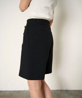 GRACE CONTINENTAL ブッチャーショートパンツ ブラック