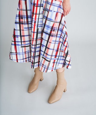 チェックフレアスカート Grace Continental Grace Continental グレースコンチネンタル 通販 チェックフレアスカート Grace Continental Grace Continental グレースコンチネンタル 通販