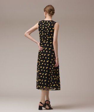 GRACE CONTINENTAL バイカラーレースワンピース ブラック