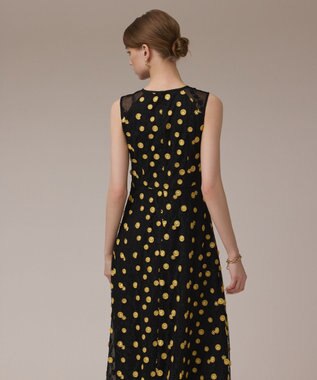 GRACE CONTINENTAL バイカラーレースワンピース ブラック