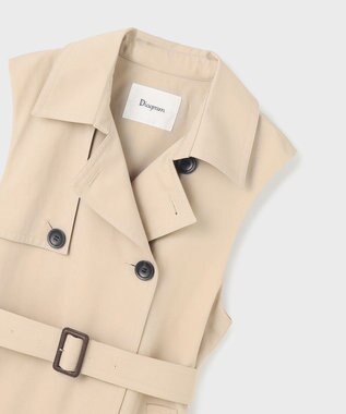 GRACE CONTINENTAL パーカーコンビトレンチ ベージュ