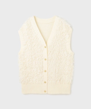 GRACE CONTINENTAL ループニットベスト ホワイト