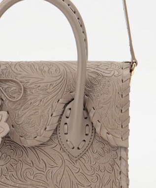 GRACE CONTINENTAL RollingSTBag グレージュ