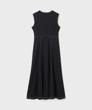 GRACE CONTINENTAL ステッチカットワンピース ブラック
