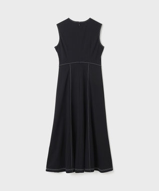 GRACE CONTINENTAL ステッチカットワンピース ブラック