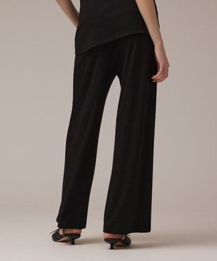 GRACE CONTINENTAL ラメリブジャージパンツ ブラック