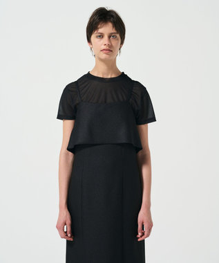 GRACE CONTINENTAL レイヤードキャミワンピース ブラック