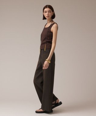 GRACE CONTINENTAL レザーレイヤードチョーカー ブラック