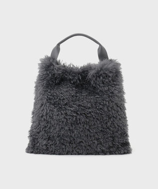 GRACE CONTINENTAL ファービッグトート チャコール