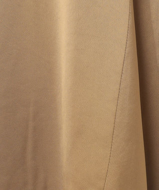 GRACE CONTINENTAL サテンミリタリーロングスカート カーキ