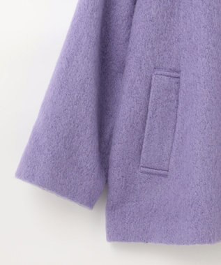 ファー付シャギーノーカラーコート / GRACE CONTINENTAL | GRACE